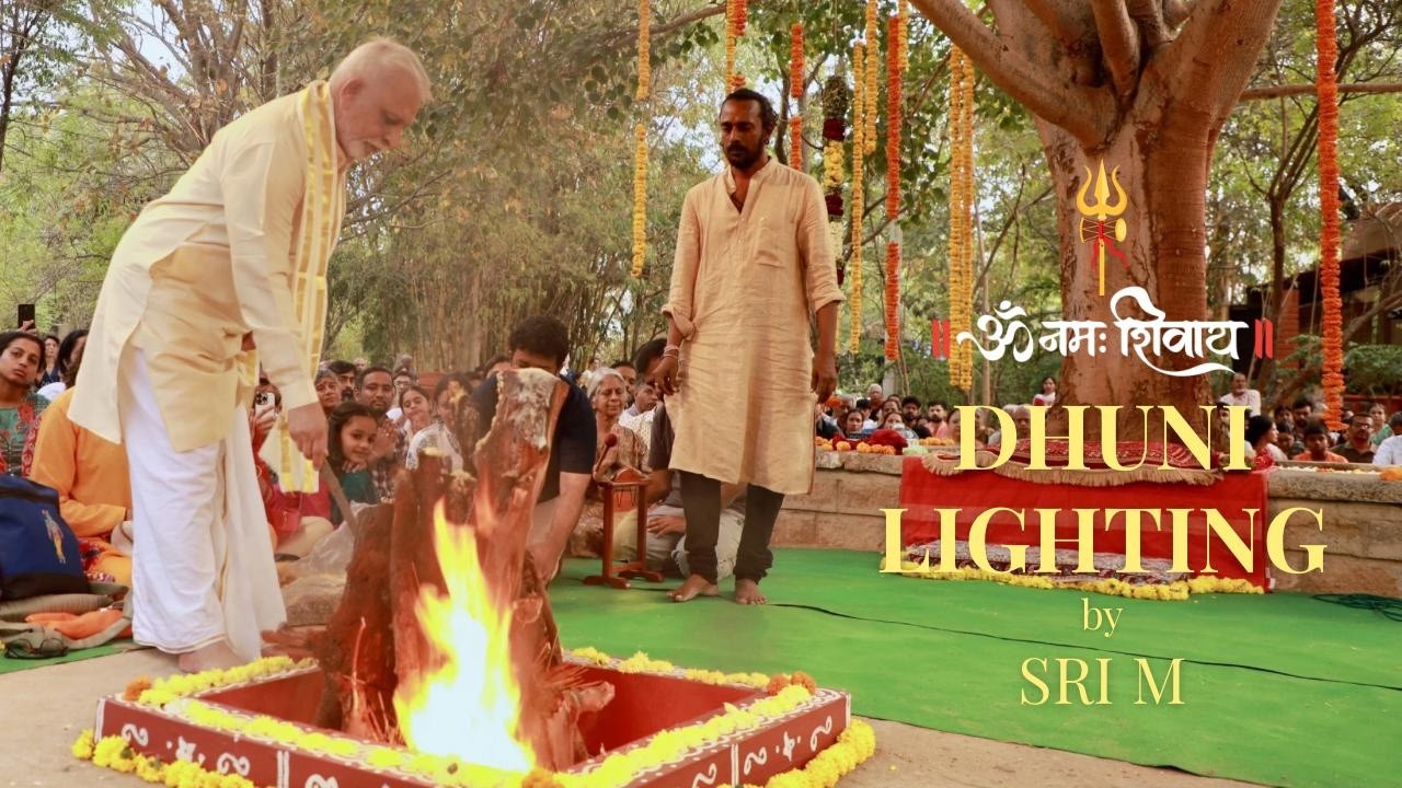 Dhuni Lighting By Sri M | Shivaratri 2026 | Live From Madanapalle
