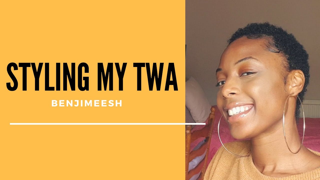 Styling My TWA | Type 4C hair | Benjimeesh