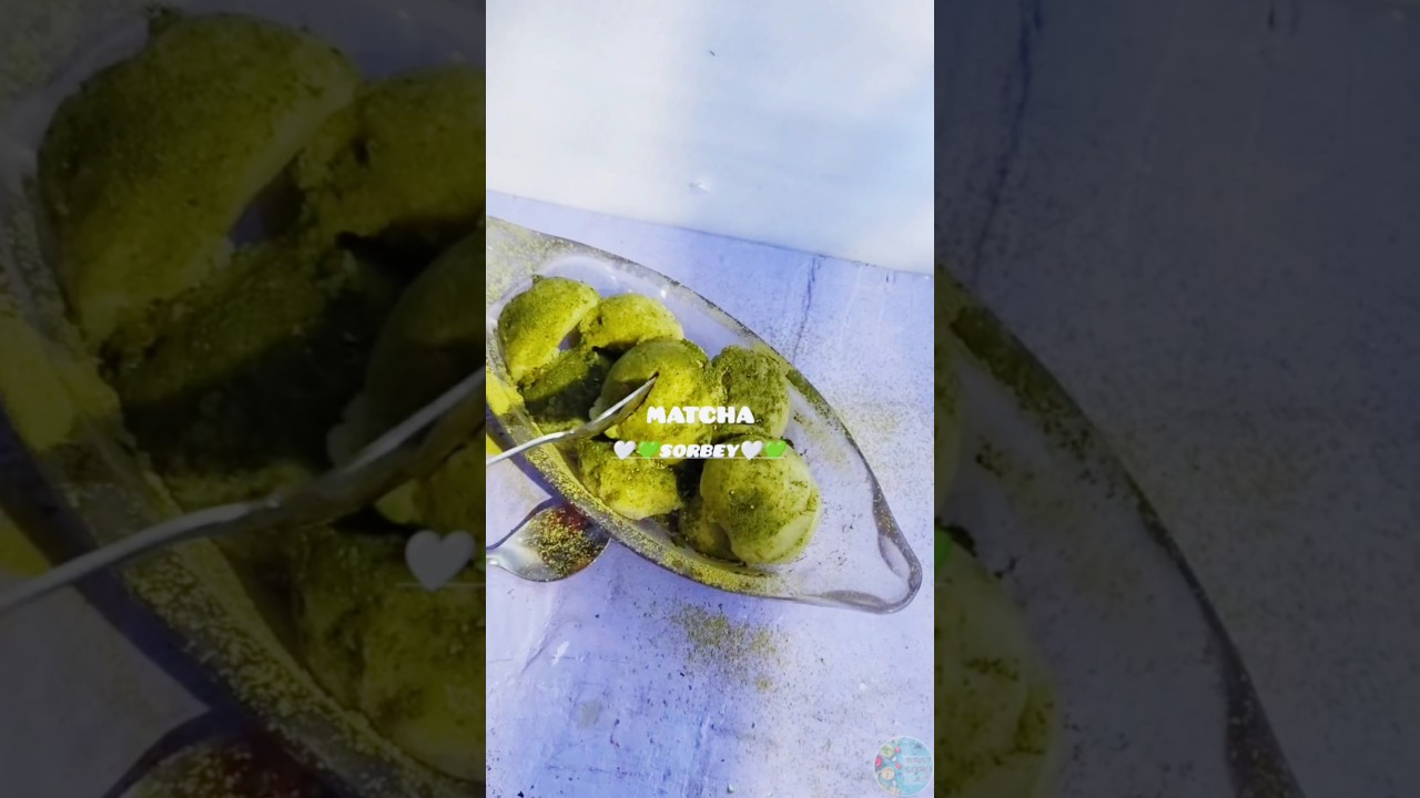 Matcha Sorbet...#matcha #sorbet
