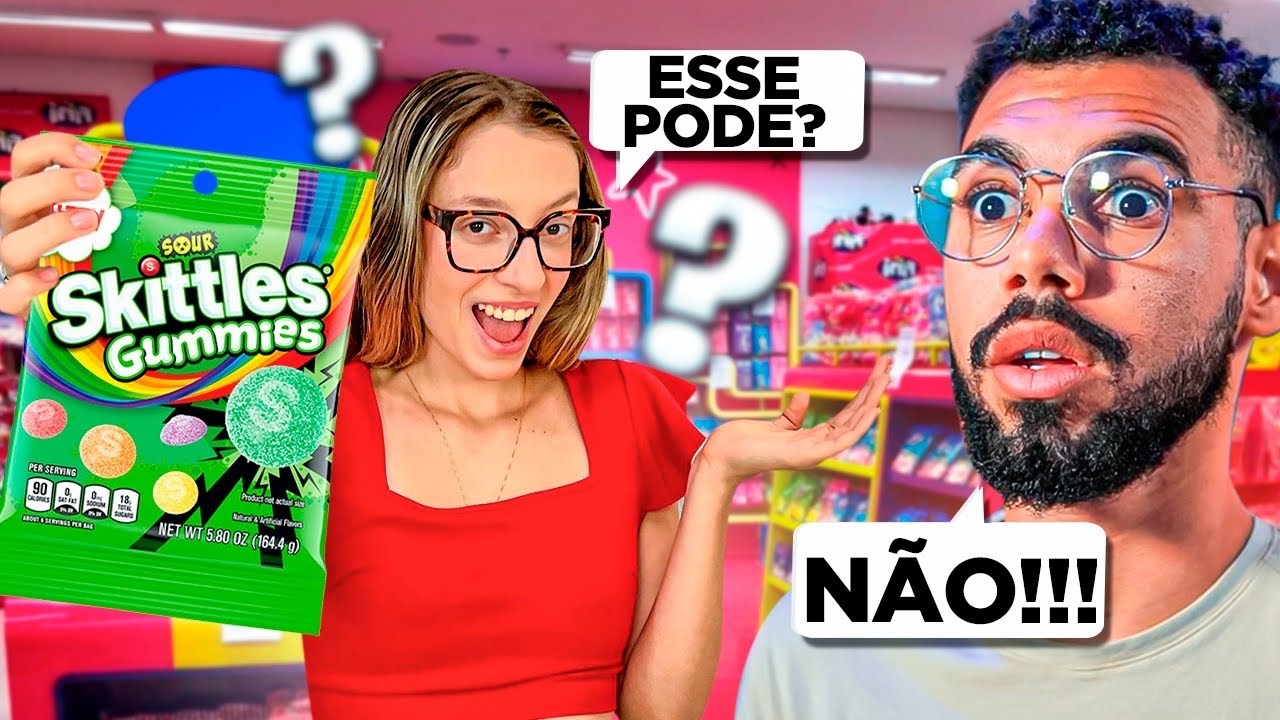 MEU NAMORADO SÓ VAI COMPRAR AS GULOSEIMAS QUE EU ACERTAR A REGRA MISTERIOSA - DESAFIO