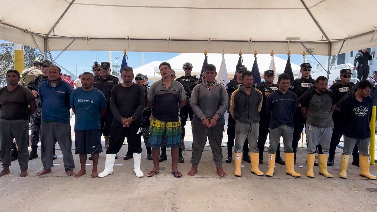 Drogas y armas incautadas en costas salvadore&ntilde;as