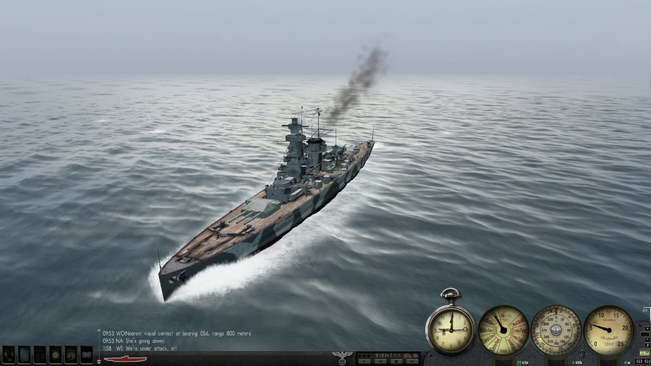 Silent Hunter 3 Deutschland heavy cruiser career mode #1