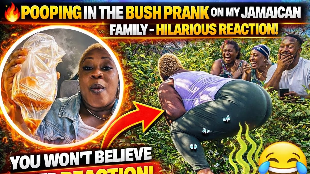 Pooping in the Bush Prank on my Jamaican Family– HILARIOUS Reaction!