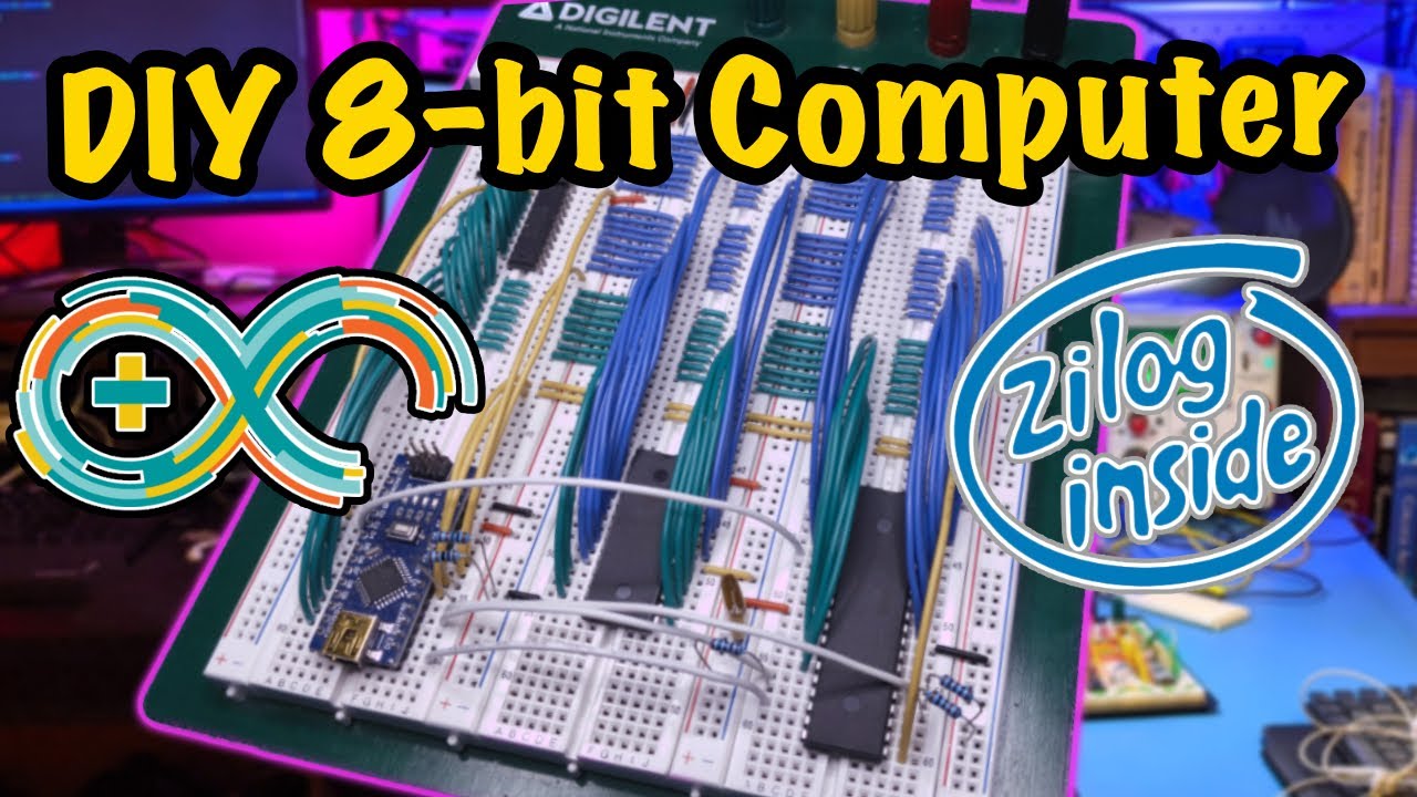 Сборка 8-битного макетного компьютера Z80