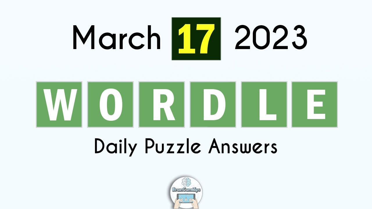 Wordle March 17 2023 Today Answer