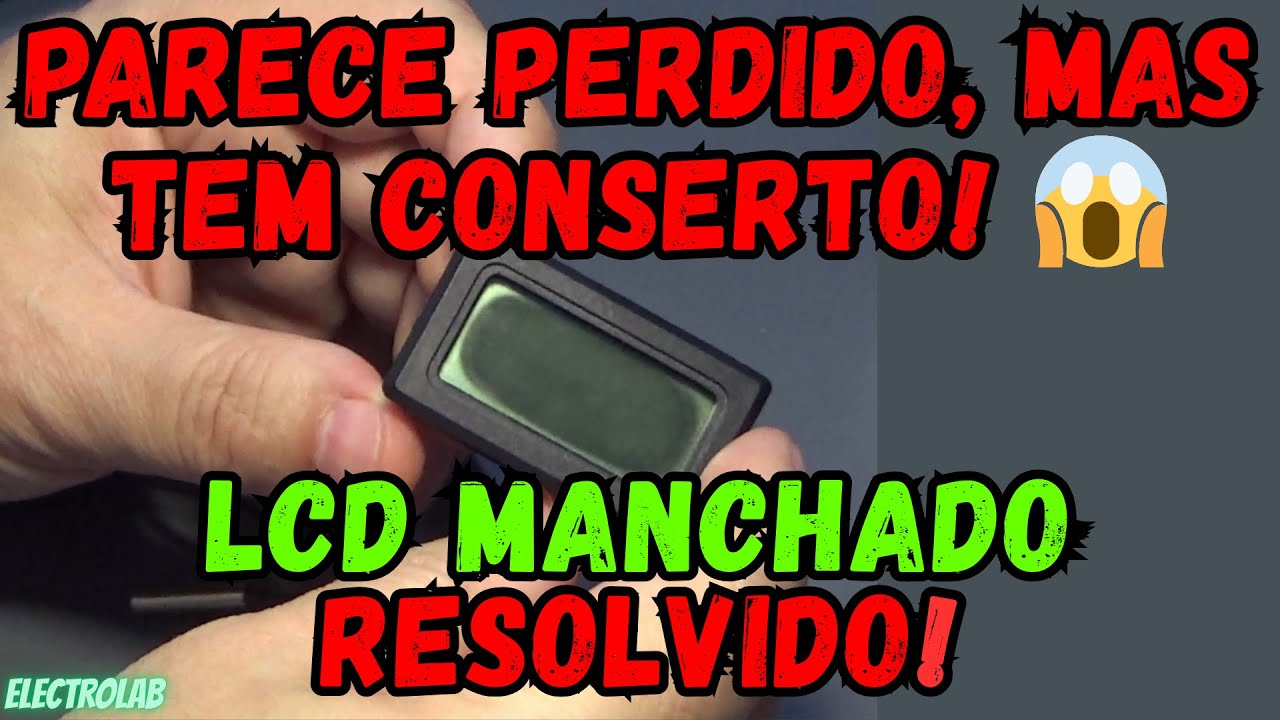 Reparo Incrível em Display LCD Que Ficou Escuro! Técnica com Fita de Alumínio! 💡