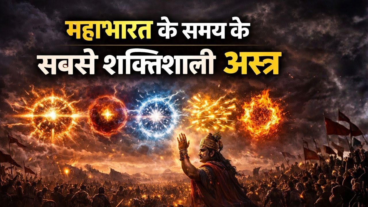महाभारत के समय के सबसे शक्तिशाली अस्त्र | जिनसे कांप उठा था कुरुक्षेत्र