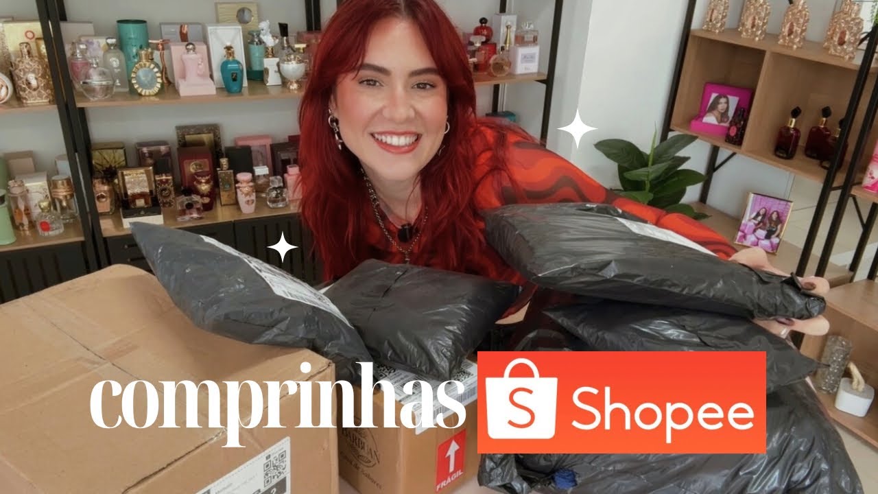 MINHAS COMPRAS NA SHOPEE *muitos achados* | Amanda Paduan