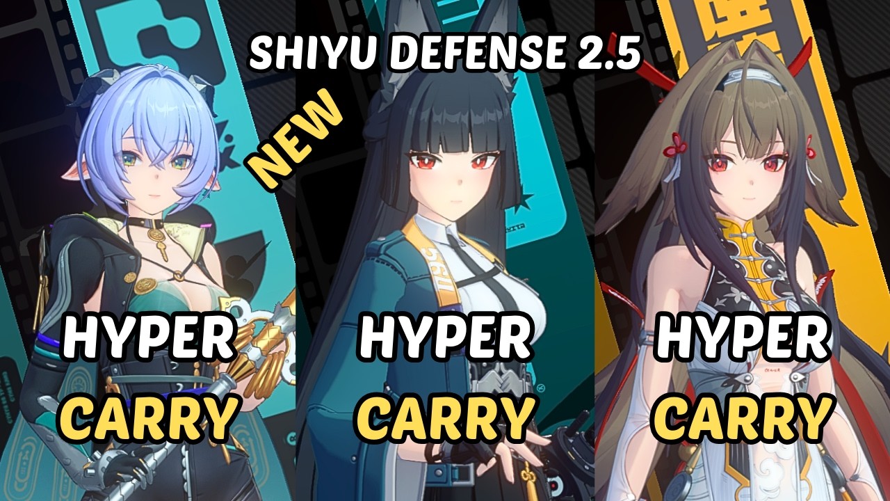 NEW Shiyu Defense ZZZ Miyabi Yanagi Team x M0 Astra x Ye Shunguang Dialyn Zhao Zenless Zone Zero 2.5