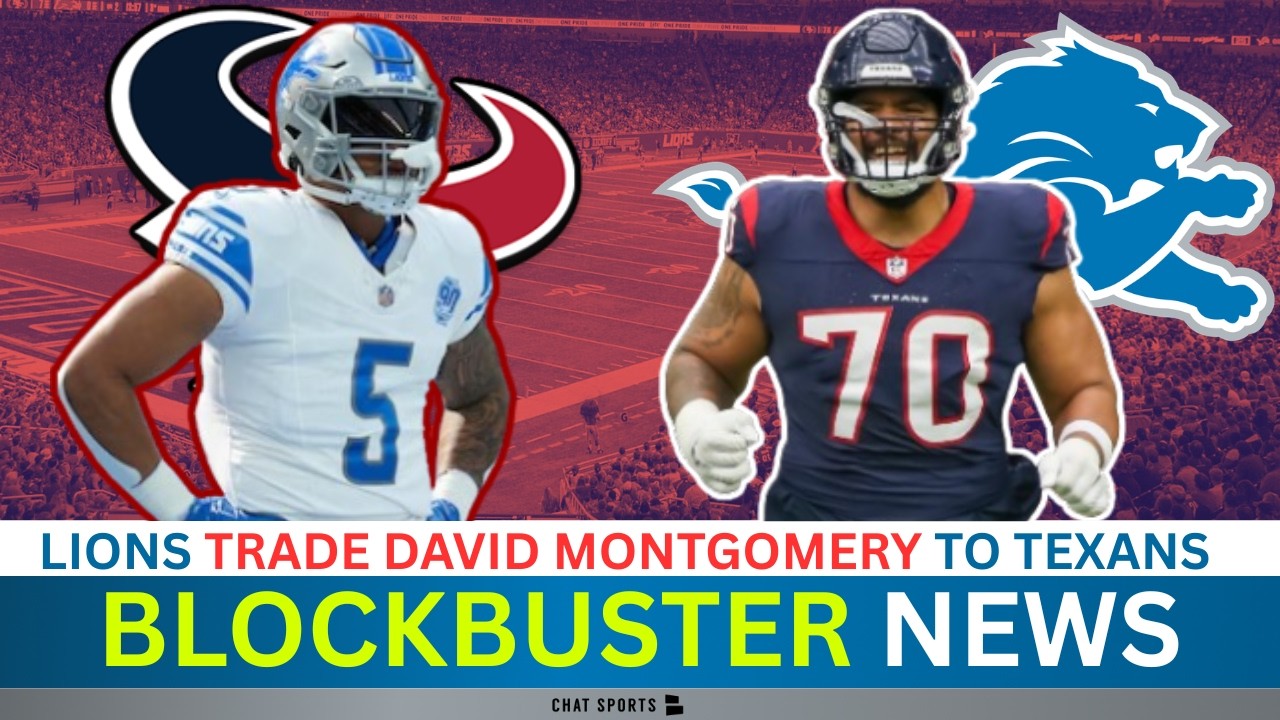 Lions Trade David Montgomery To The Houston Texans For Multiple Draft Picks & Player + Maxx Crosby