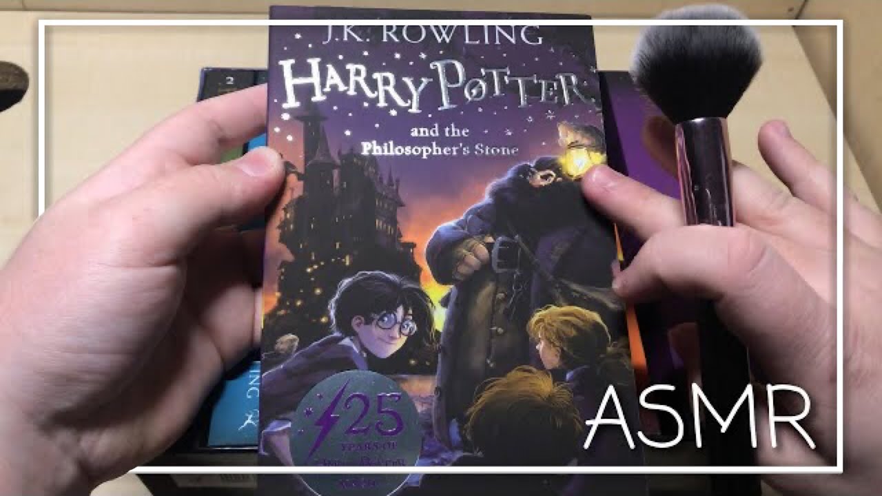ASMR || Harry Potter Book Collection Unboxing ⚡️📚 (Tapping, Brushing / No talking)