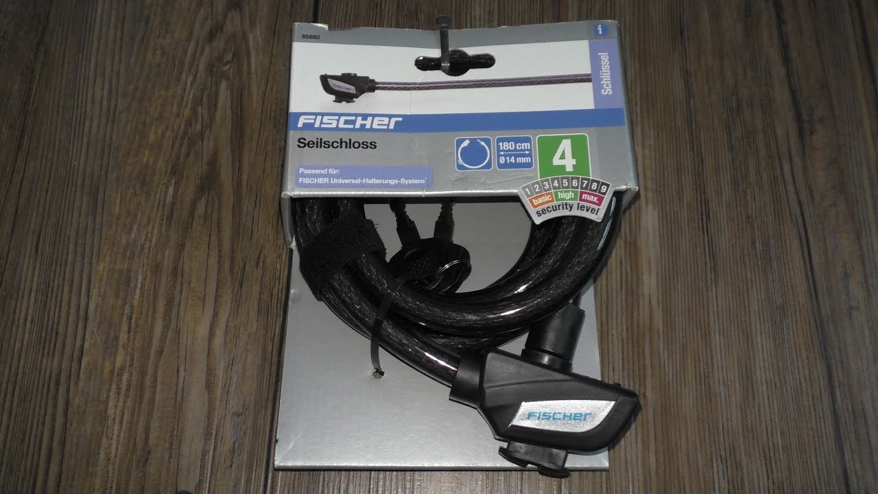Fischer Fahrradschloss öffnen/knacken/Fahrradschloss picken/Lock Picking/Bike Lock open/Pick-Set