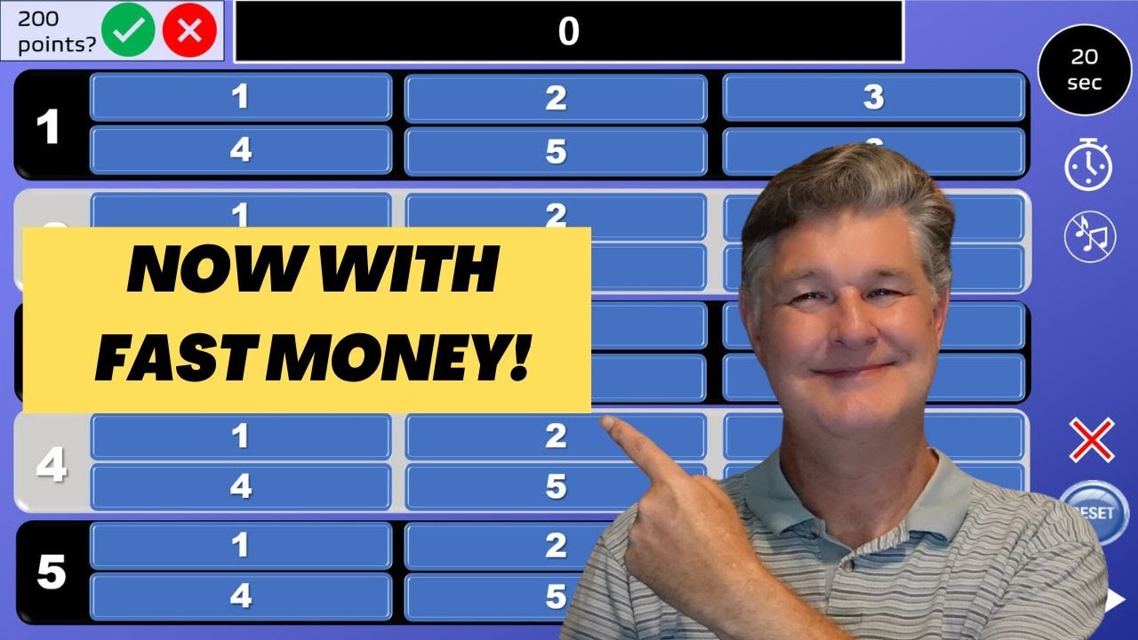 Quick Cash (Fast Money) Update to Friendly Feud