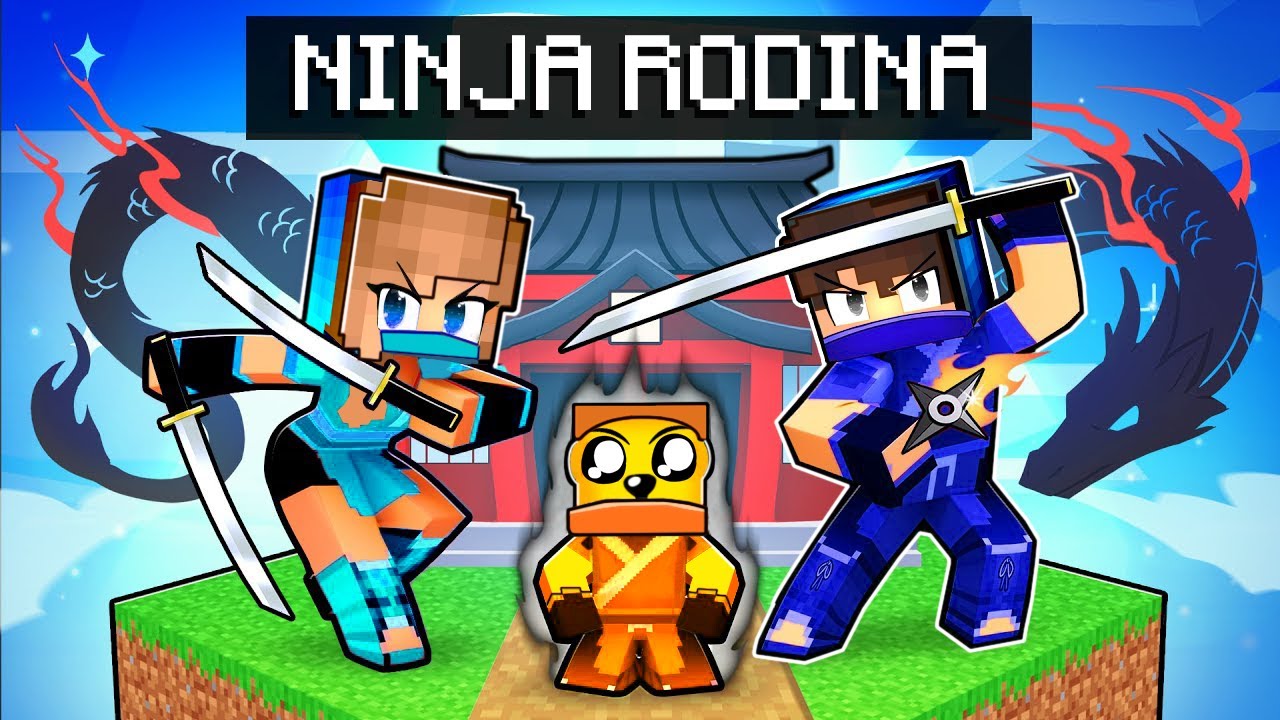 Mám NINJA RODINU v Minecraftu...🥷