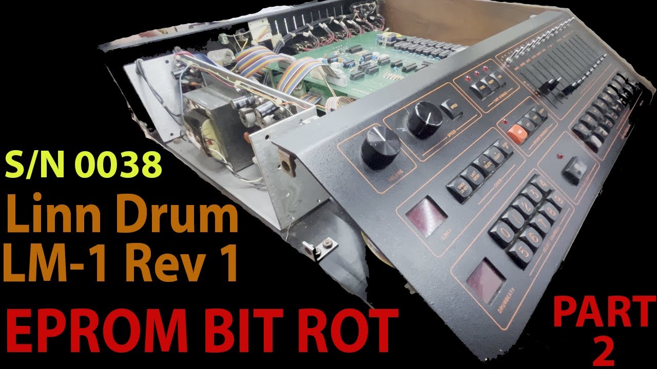 Linn Drum LM-1 s/n0038 Repair Part 2 Running into EPROM bit rot! Can Claude AI help?