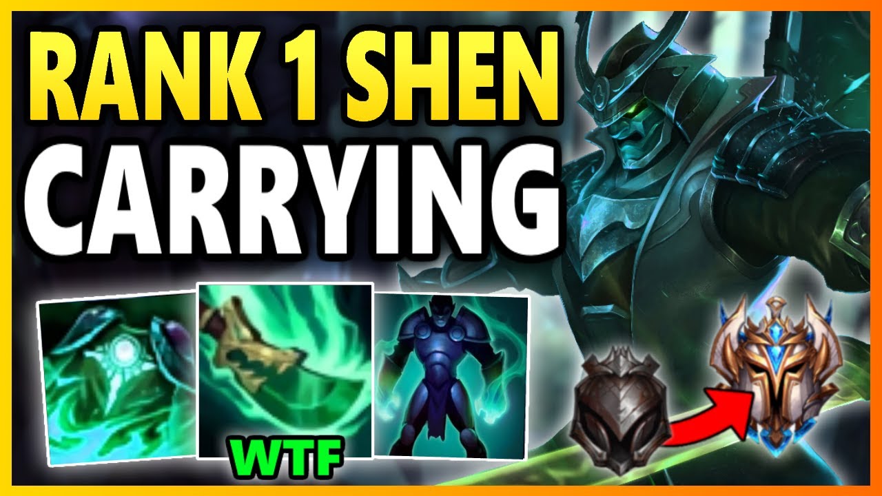 BUYING SPEAR OF SHOJIN ON SHEN - S9 Shen Top vs Renekton | Unranked to Challenger EP 20