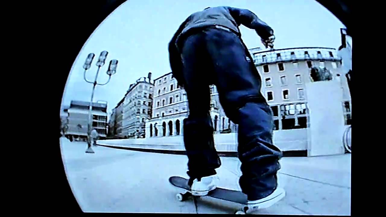 jeff berthon panic in lyon skate boarding video 1996 fred mortagne