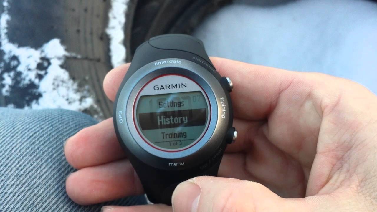 Garmin Forerunner 410.