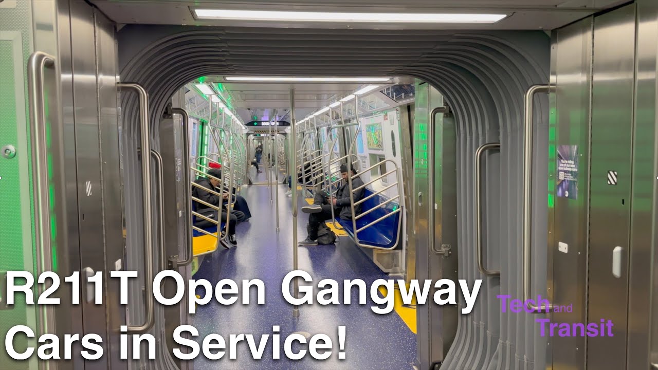 First day of R211T Open Gangway Cars in passenger service!