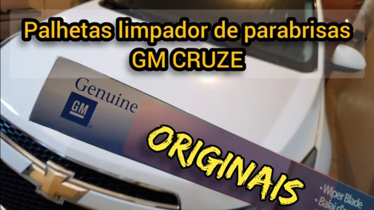 Palhetas Limpador Parabrisa Originais Vale a Pena?  - GM Cruze