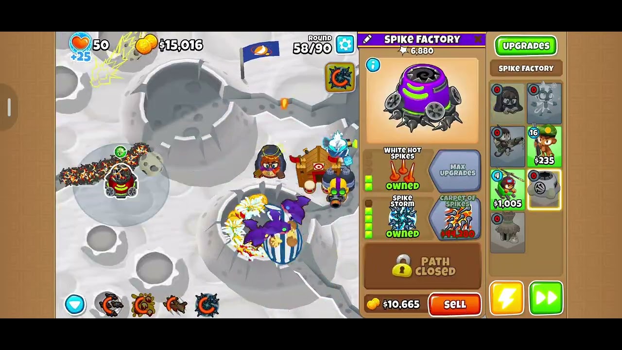 BTD6 Odyssey Event Hard Sniper Monkey Target Practice Island 4 Moon Landing V56.2