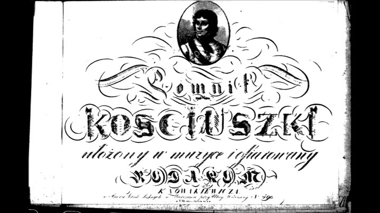 Kazimierz Nowakiewicz • Pomnik Kościuszki ułożony w muzyce i ofiarowany rodakom (1825)