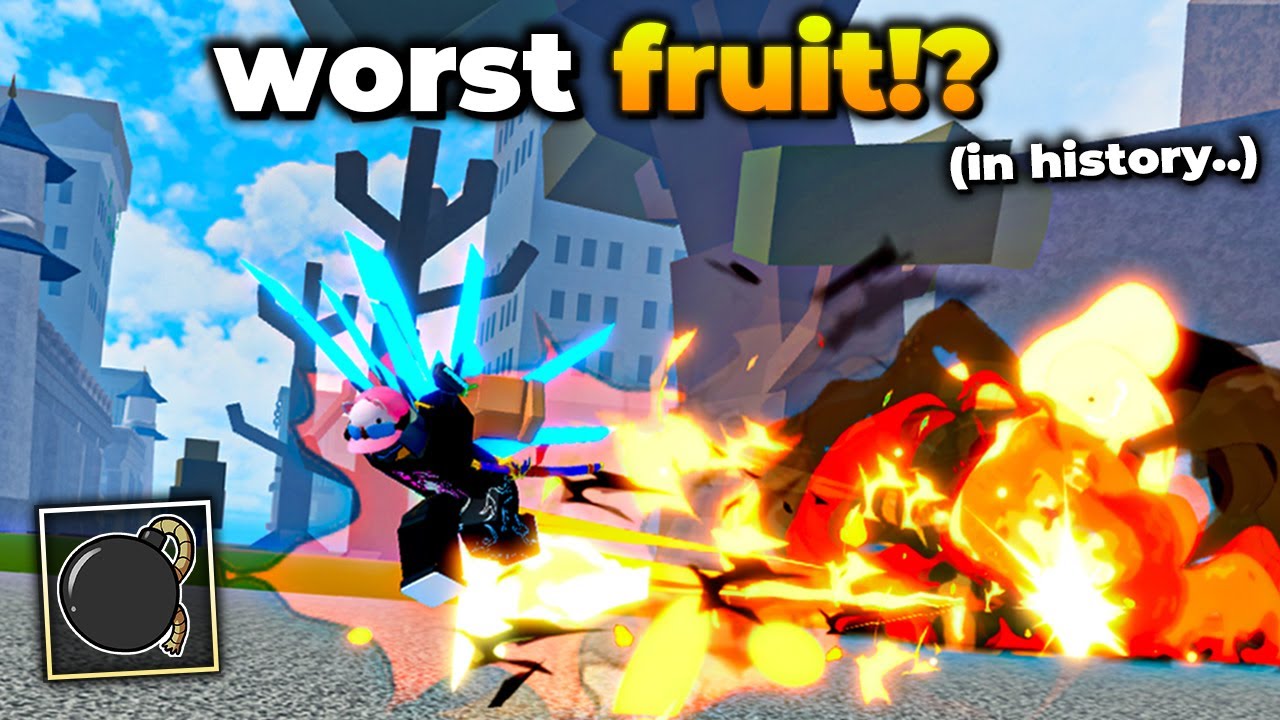 Worst FRUIT in Blox Fruits History.. (Learning Bomb 24 Hours)