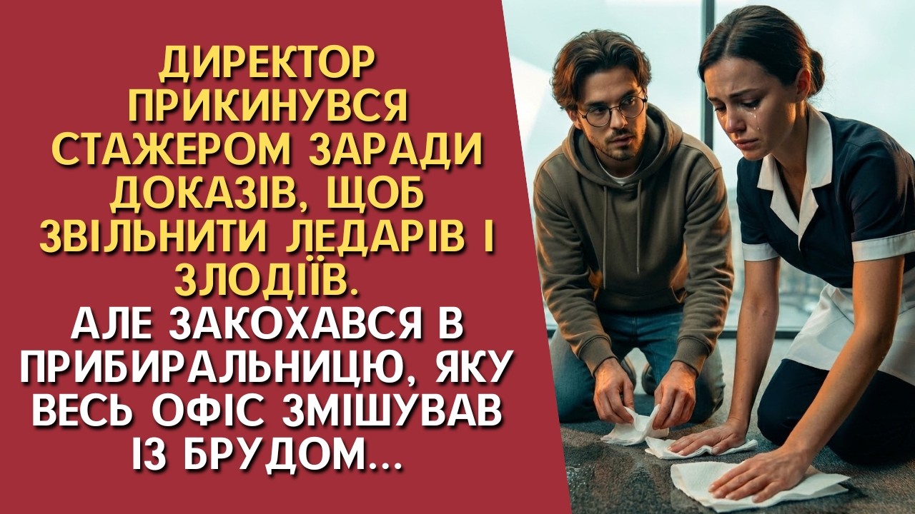 Директор прикинувся стажером, щоб звільнити ледарів і злодіїв. Але закохався в прибиральницю, яку...