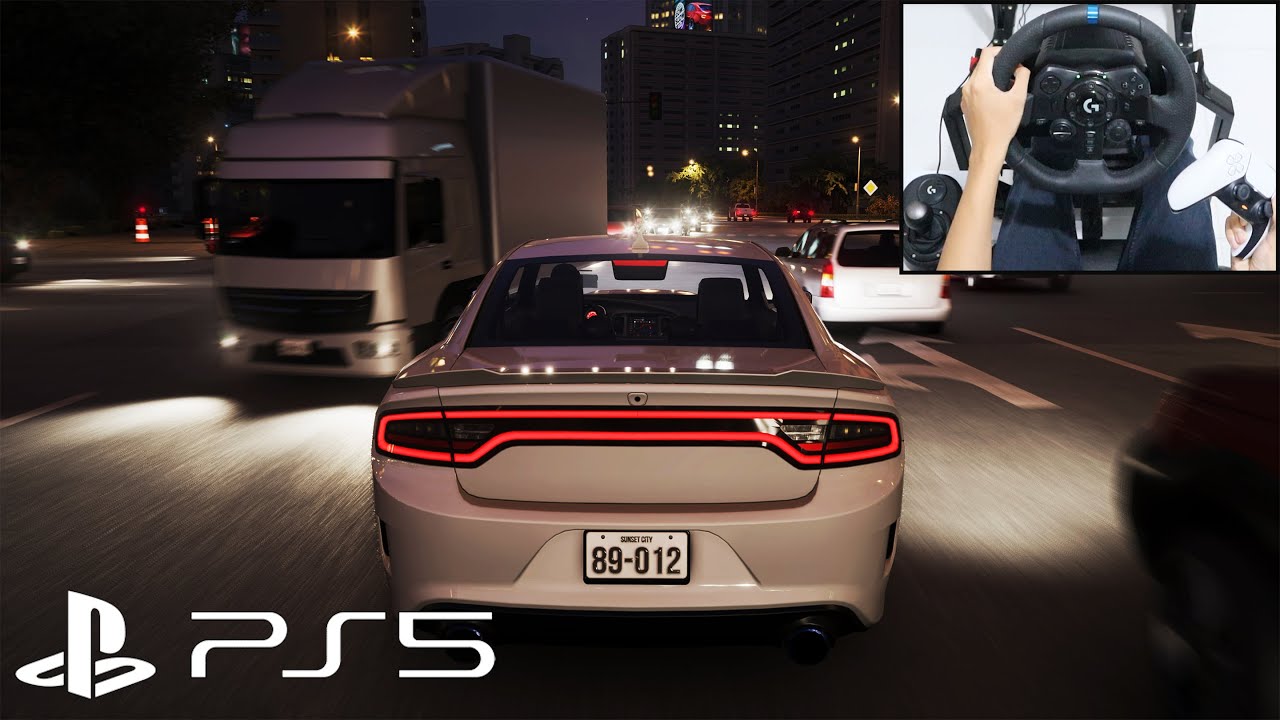 Dodge Charger Hellcat - CarX Street (PS5) Logitech g923 gameplay