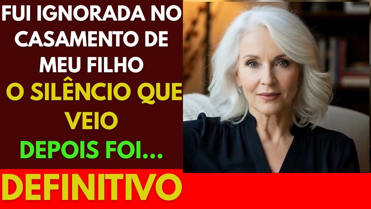 “Fui ignorada no casamento do meu filho — o silêncio que veio depois foi definitivo”