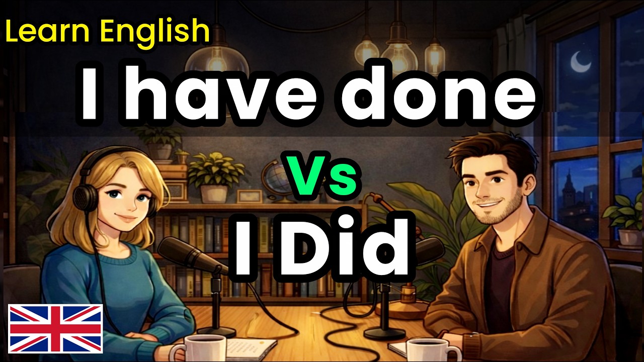 Learn I Did vs I Have Done in English | Real Life Conversations & Easy Practice