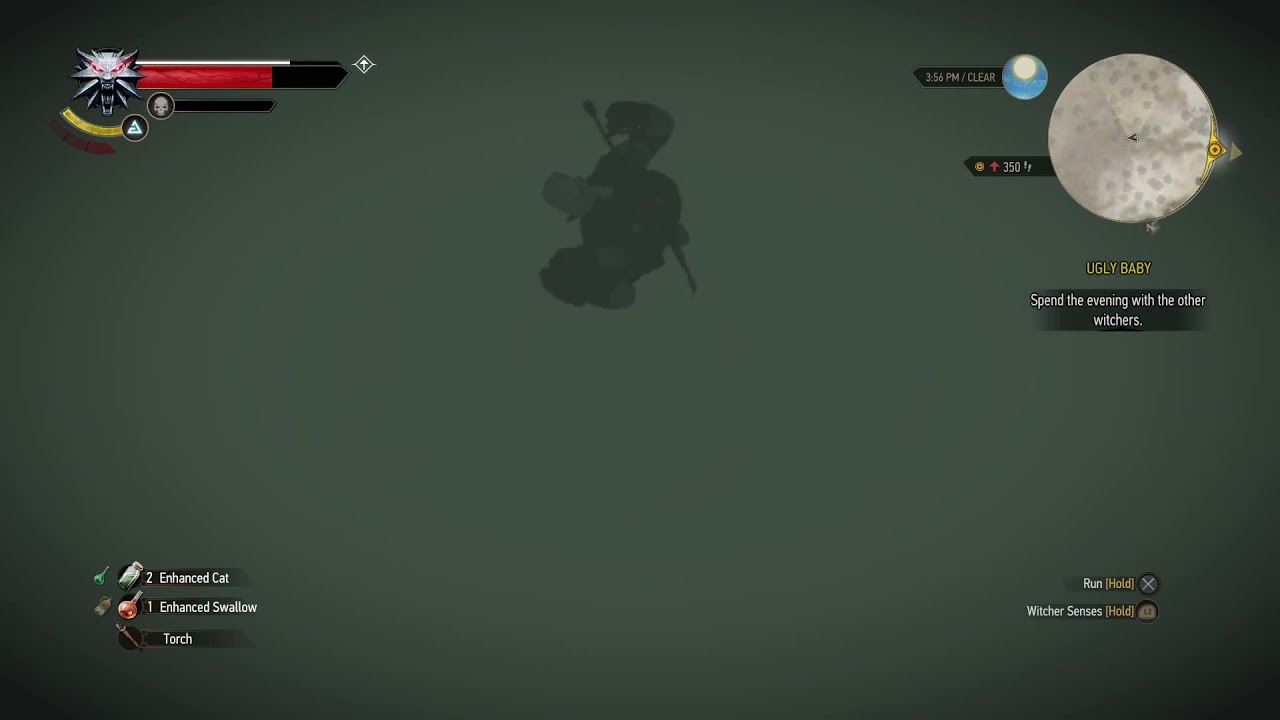 The Witcher 3 Chort Cave Out of Bounds Glitch