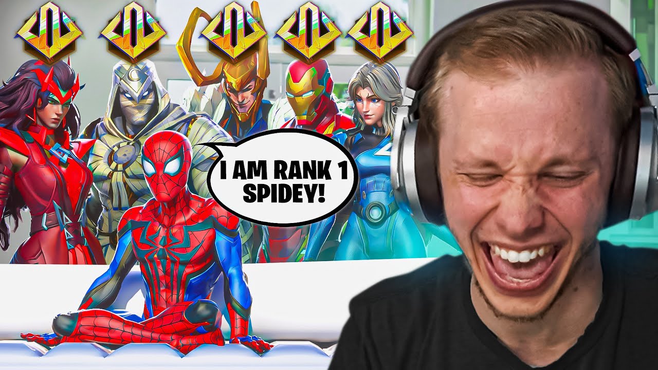 I Spectated A DELUSIONAL Gold Spider-Man Who Says He's RANK 1 in Marvel Rivals