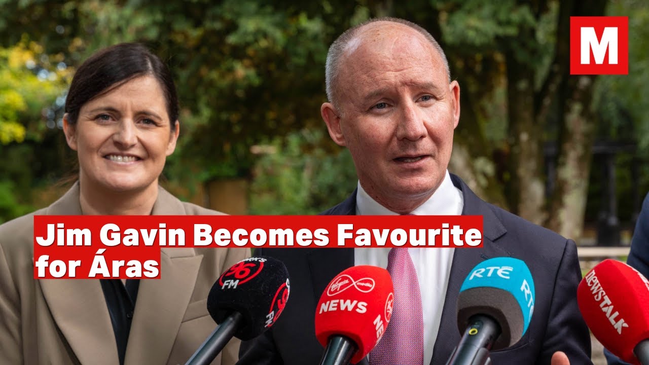 Jim Gavin odds-on favourite for Áras after Conor McGregor withdraws from race