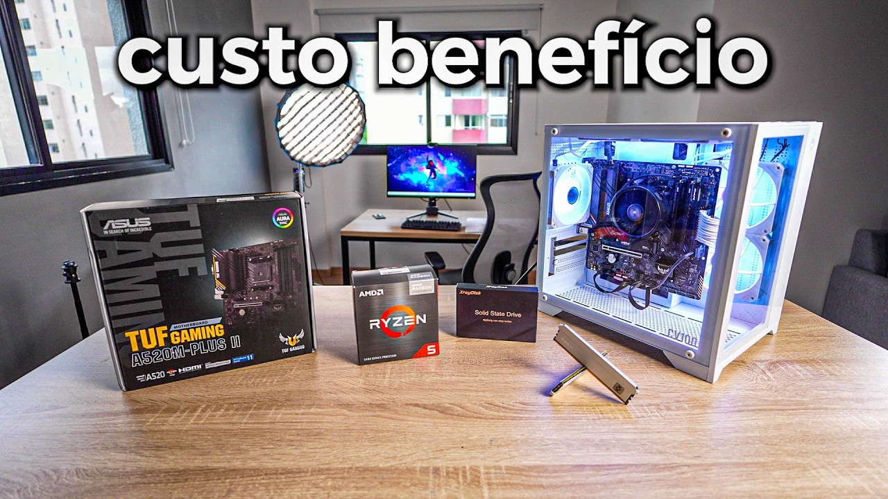 (POV) Montando PC Gamer Custo Benefício com Ryzen 5 5600gt