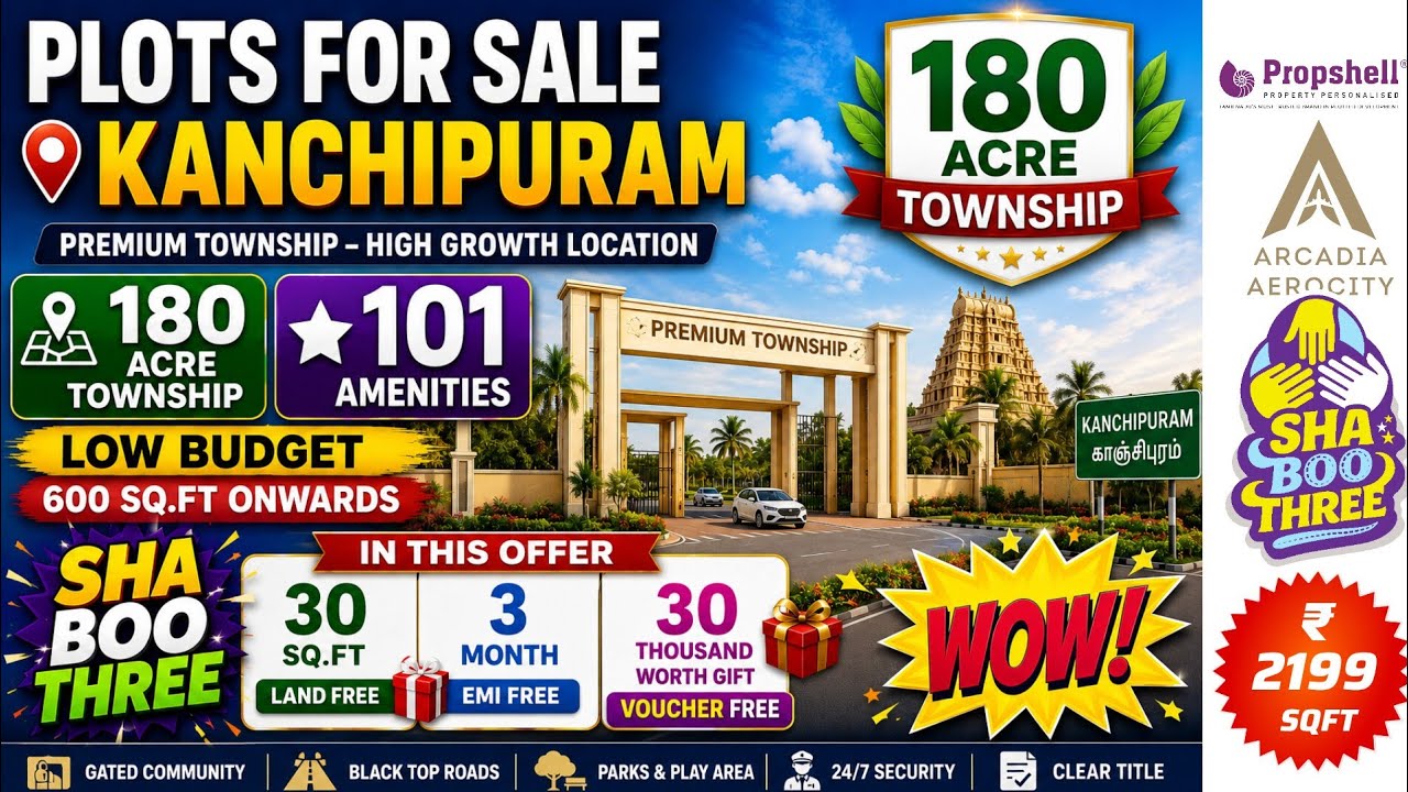Plots for sale on Chennai-Bangalore National Highway in Kanchipuram