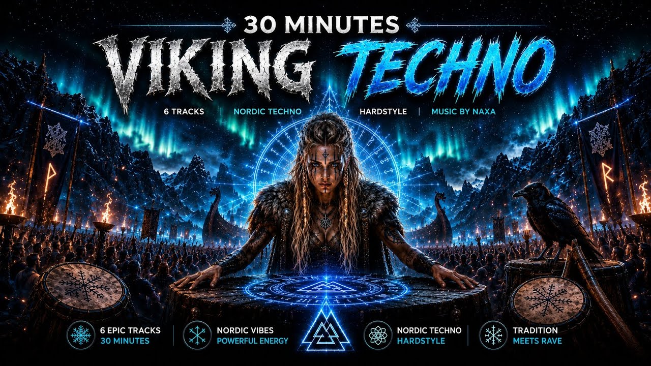 30 Minutes Viking Techno - Hardstyle, Rave, EDM, Trance