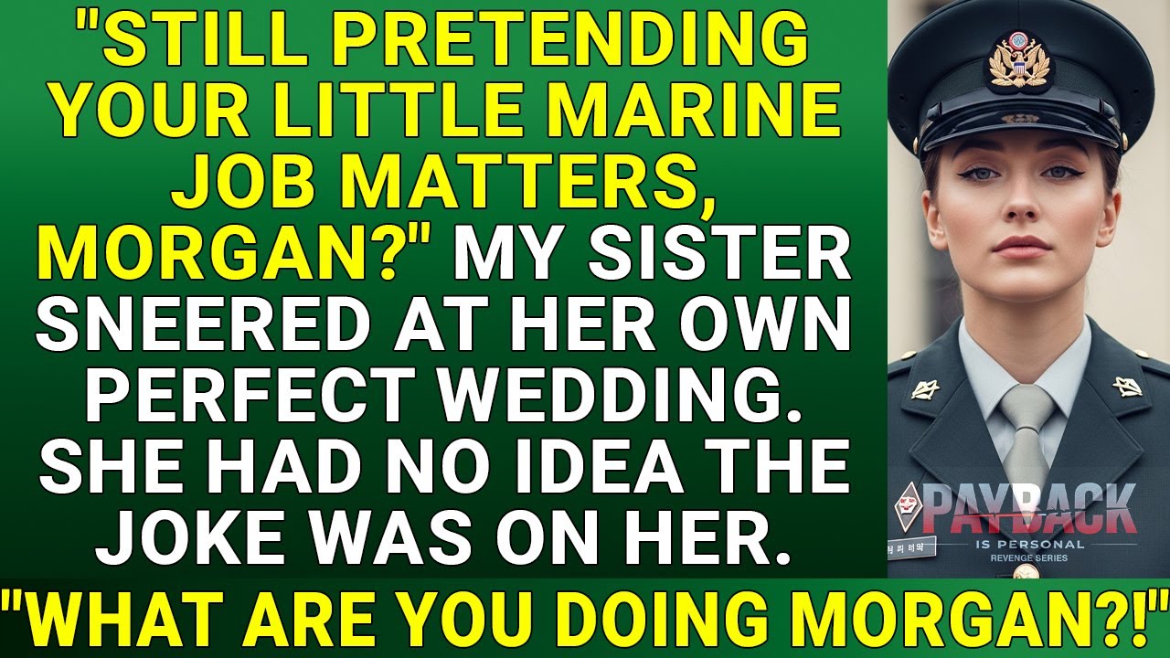 My Sister Called Me a Nobody, But the Marine in Me Crashed Her Wedding