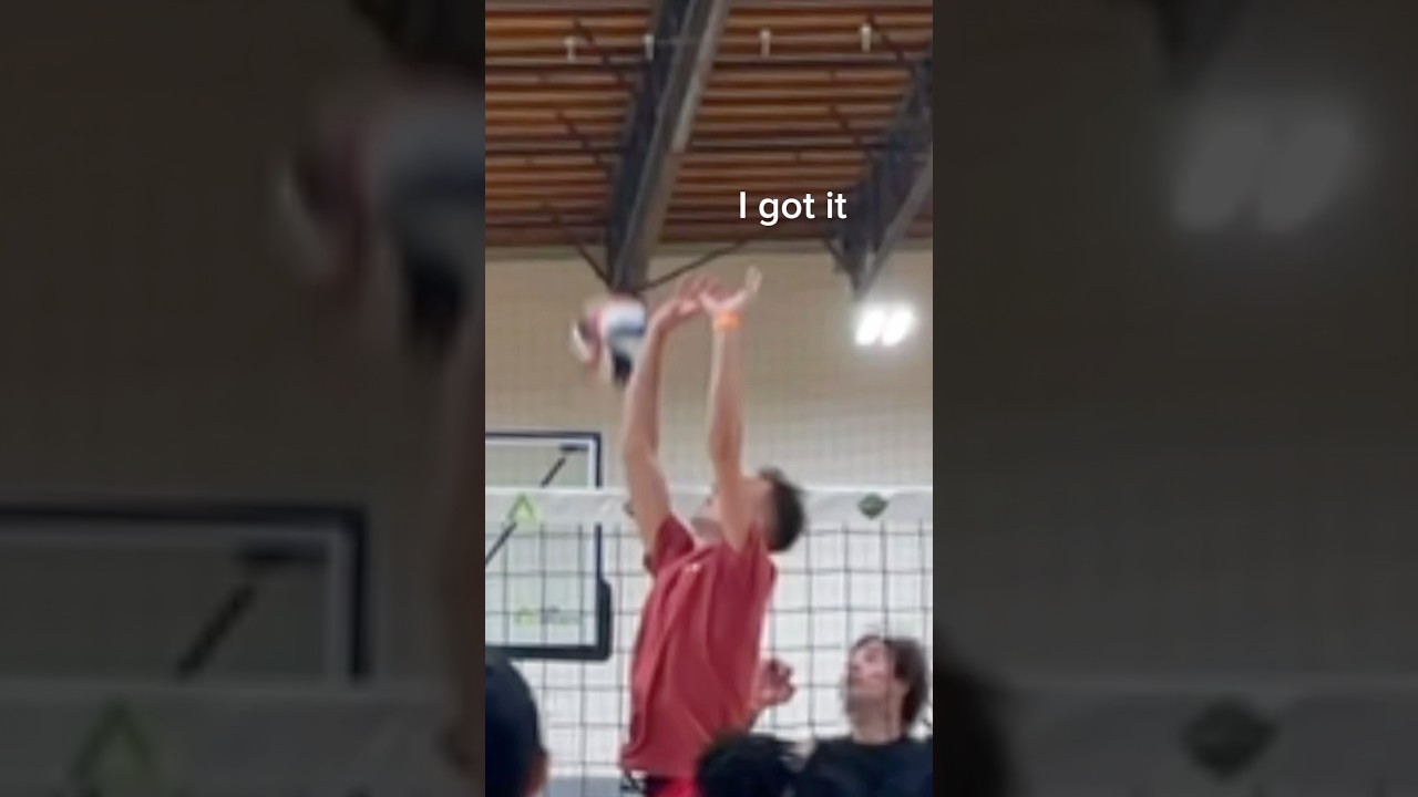 Bro got away with it #volleyball #fake #haikyuu #comedy #funny #volleyballplayer #games #block