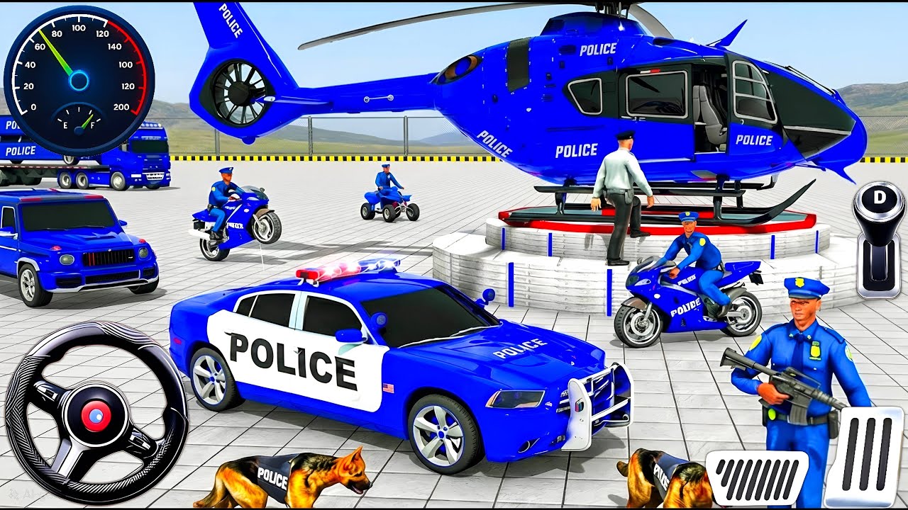 Police Car Chase Simulator 3D 2026 - Real Cop Cars High Speed 🚓🔥 (Android Gameplay)