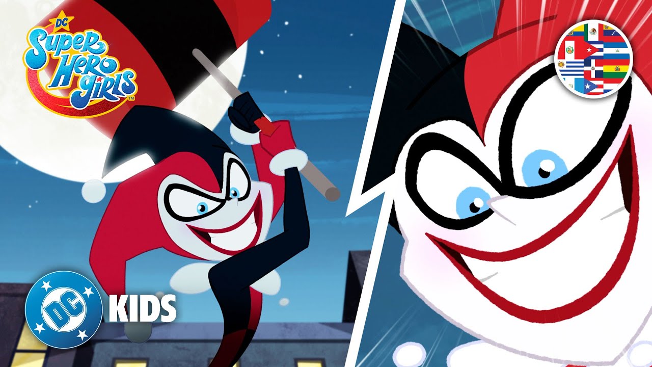 ¡Los momentos MÁS LOCOS de Harley Quinn! 🤪 | DC Super Hero Girls En Latino 🇲🇽🇦🇷🇨🇴🇵🇪🇻🇪@DCKidsLatino​