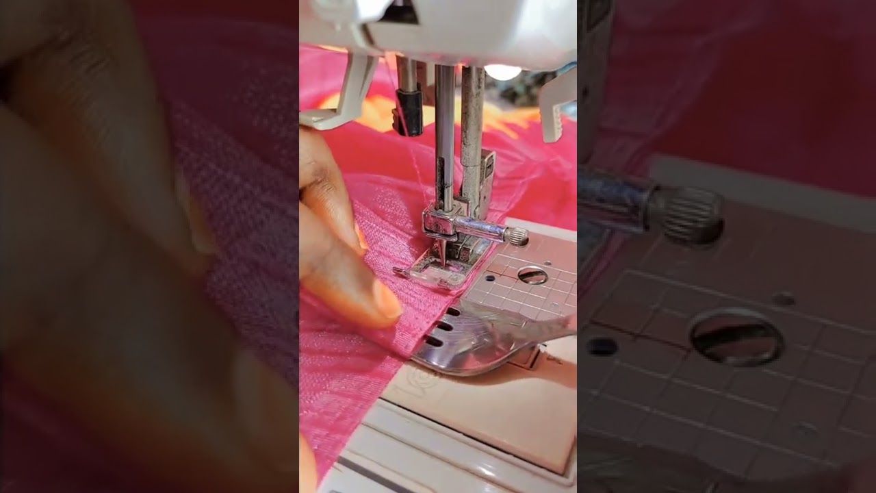 making pleats using fork | stitching tips