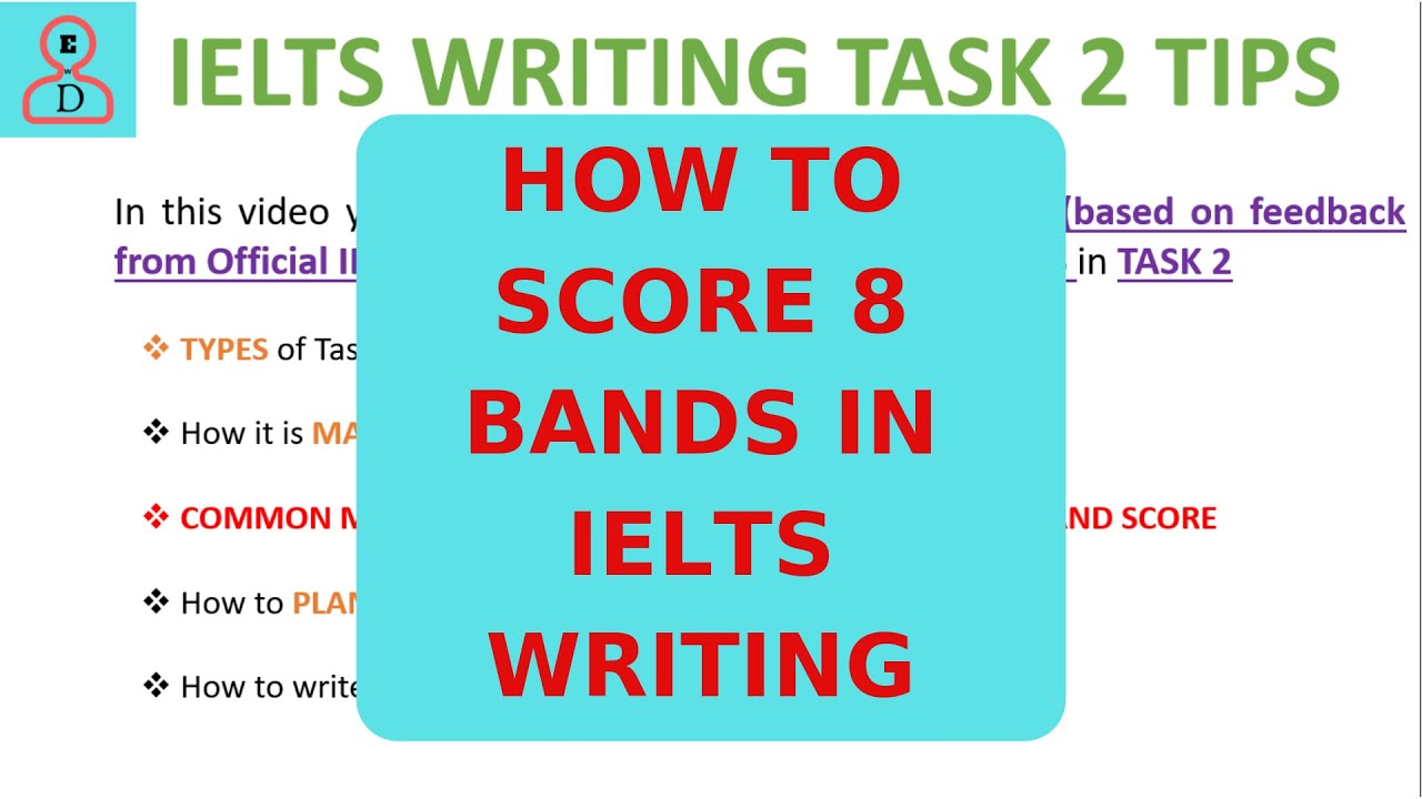 IELTS WRITING TASK 2 Academic and General TIPS