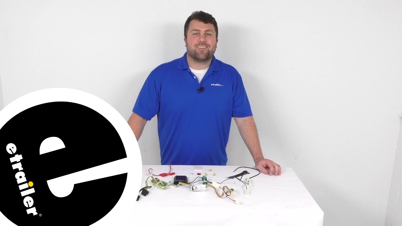 Curt T-Connector Vehicle Wiring Harness with 4-Pole Flat Trailer Connector-C26CR Spec Review