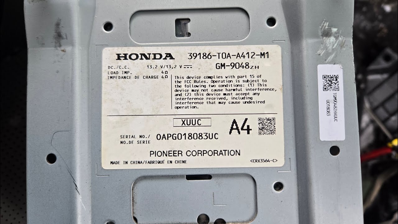 Расположение и советы по установке стереоусилителя Honda CRV 2015 года