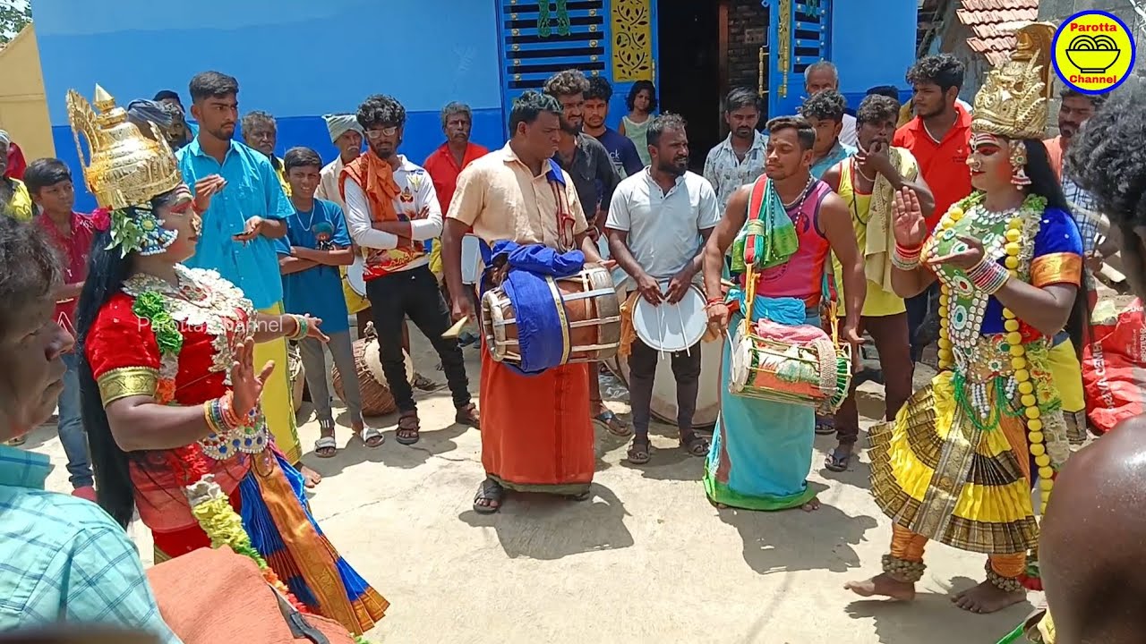அங்காளம்மன் பண்டிகை ஒத்திகை ஆட்டம் | Festival dance | Parotta Channel. 