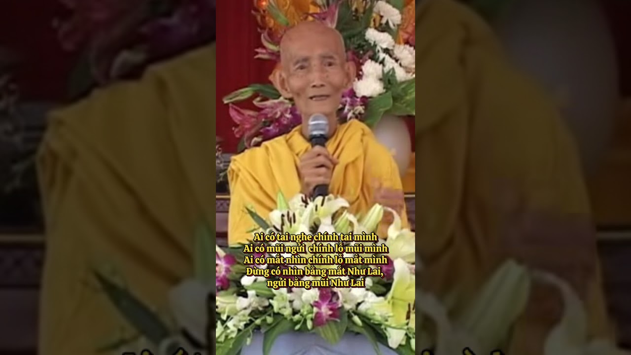 VÌ SAO PHẢI NGHE BẰNG CHÍNH TAI MÌNH,KHÔNG ĐƯỢC NGHE BẰNG TAI NHƯ LAI