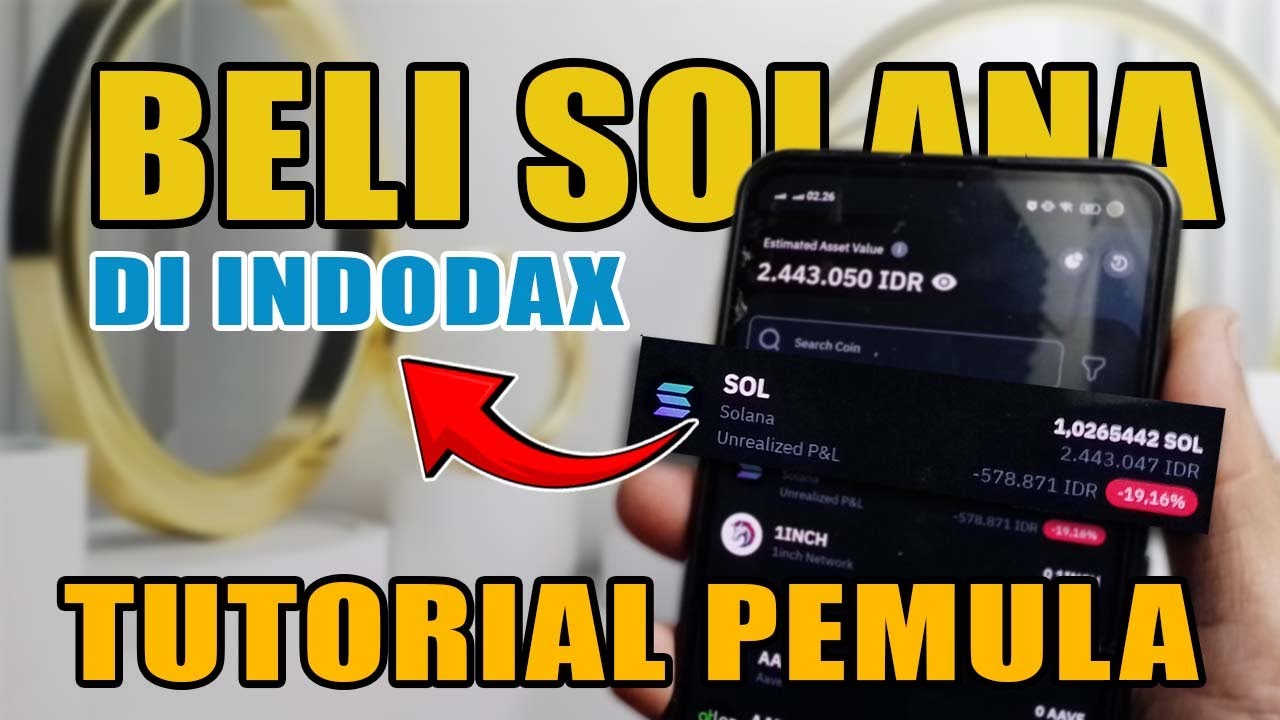 Tutorial Cara Beli SOLANA di INDODAX Langsung Cair | BKD tutorials Indodax Untuk Pemula