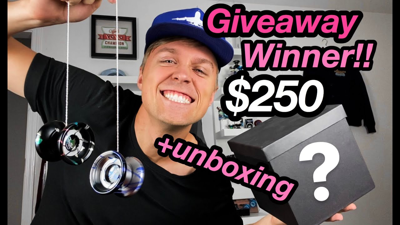 $250 Giveaway Announcement + Unboxing NEW Shutter/Wide Angle Yoyo Colors!
