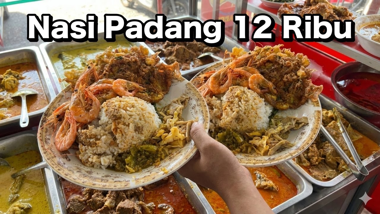 NASI PADANG 12 RIBU BEBAS MILIH LAUK!!